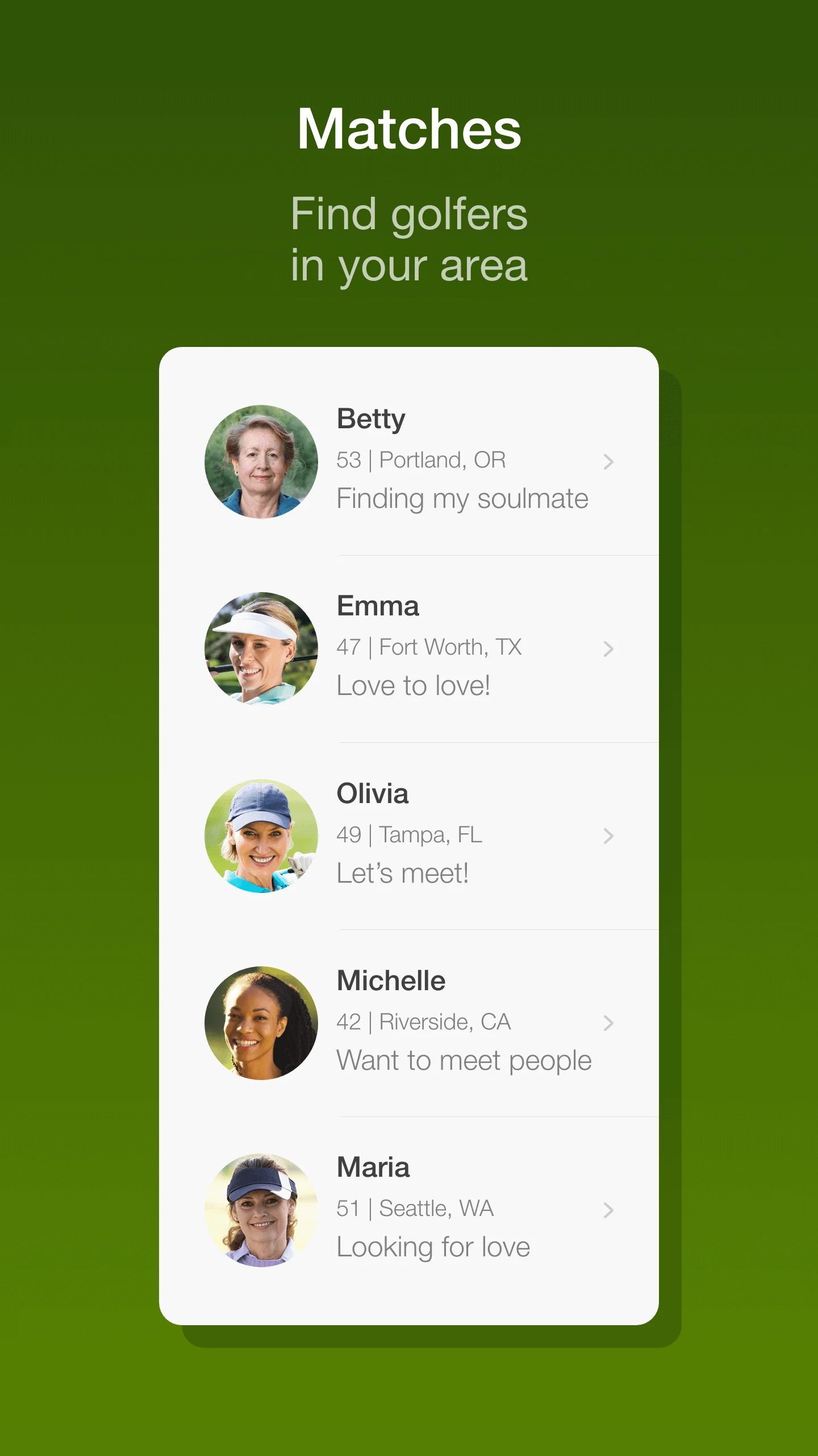 Meet Local Golfers Dating screenshot