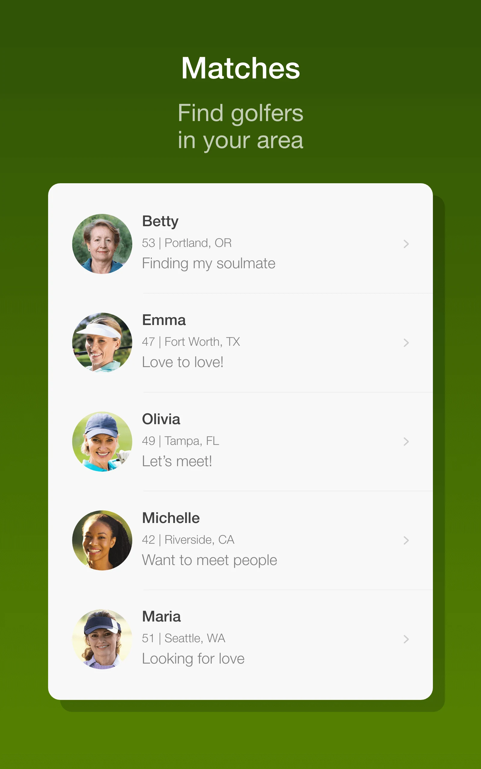 Meet Local Golfers Dating screenshot