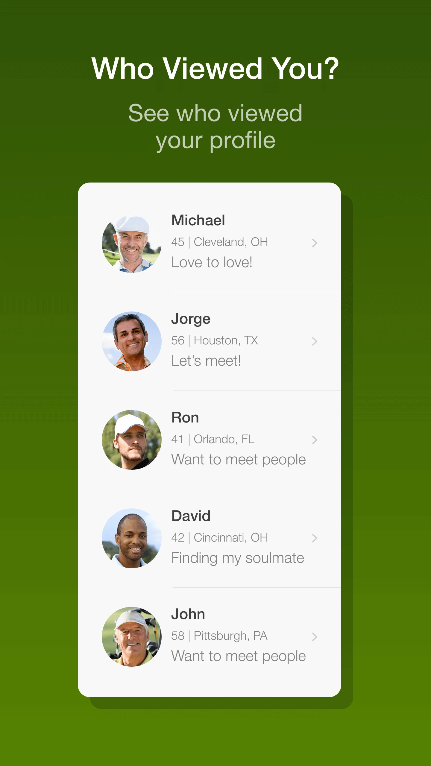 Meet Local Golfers Dating screenshot